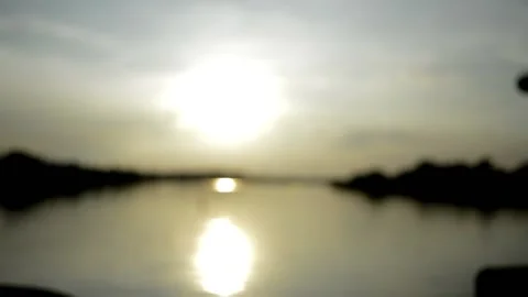 Blur and defocused: the sun is about to set Stock Footage 236813706