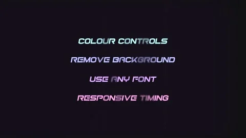 Blur And Fade End Credits Stock After Effects
