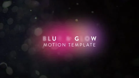 Blur And Glow Stock After Effects