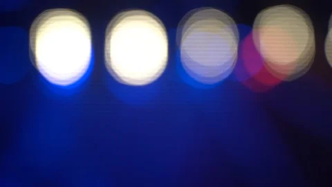 Blur background of Crowd People in the live show; abstract bokeh background Stock Footage 125399525