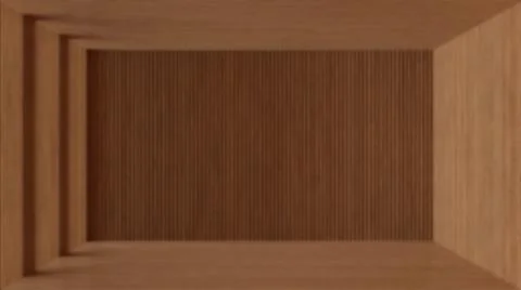Blur background, empty room interior design, open space, wooden walls and pla Stock Illustration