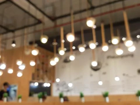Blur background of restaurants 스톡 사진