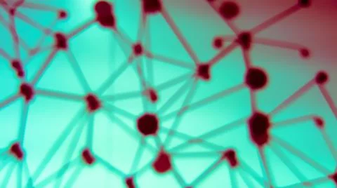 Blur background of sphere network connection. Stock Photos