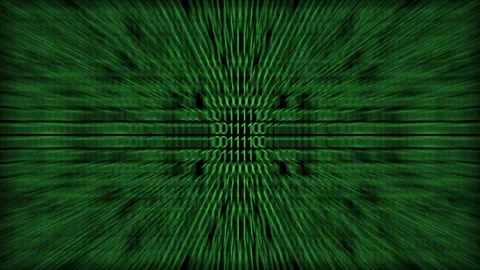 Blur Binary Code Matrix Digital Background in Green Stock Footage 300886858