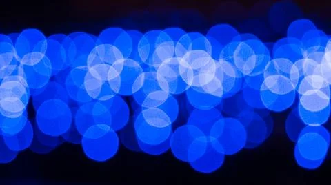 Blur blue light circles Foto stock