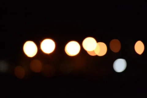 Blur bokeh. Blurry multicolor light from the lamp Stock Photos