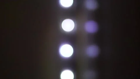 Blur Bokeh LED Light bulb  Stock Footage 133848233