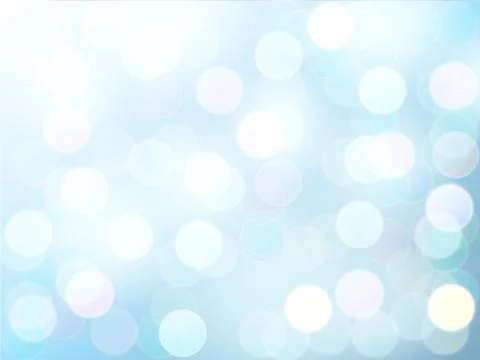 Blur bokeh light effect  with blue sky vector abstract background. Stock Illustration