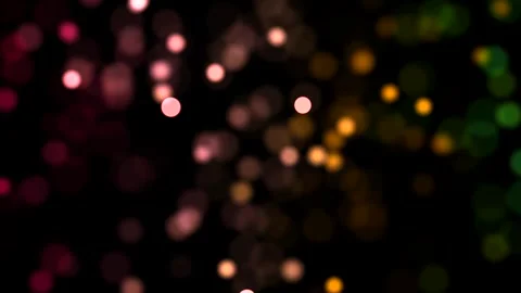 Blur bokeh particles glitter awards anniversary party and presentation 4K Stock Footage 254059904