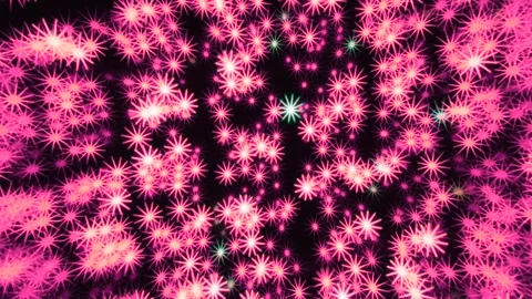 Blur bokeh particles glitter background  3D Stock Footage 254060468