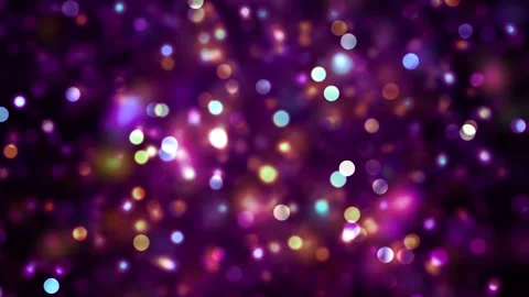 Blur bokeh particles glitter background  3D Stock Footage 254318634