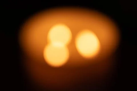 Blur of candle Stock Photos