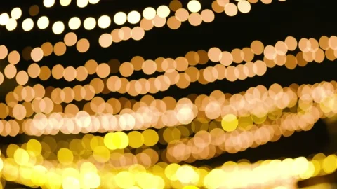 Blur christmas light string ornament focus. Stock Footage 144501876