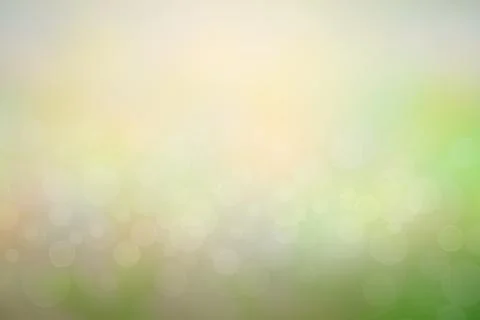 Blur circle bokeh green leaf background. Blurry yellow leaves ra Foto stock