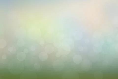 Blur circle bokeh green leaf background. Blurry yellow leaves ra Foto stock