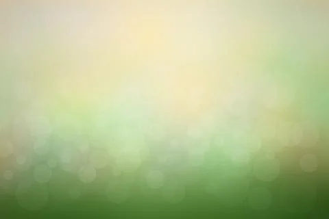 Blur circle bokeh green leaf background. Blurry yellow leaves rays light fl.. Foto stock