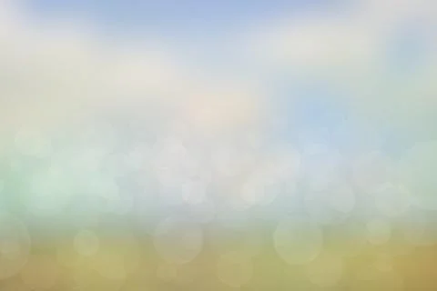 Blur circle bokeh green leaf background. Blurry yellow leaves rays light fl.. Foto stock