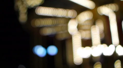 Blur circle color carousel lights Stock Footage 67385316