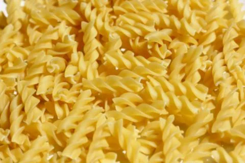 Blur Close up of raw pasta Stock Photos