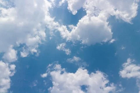 Blur clouds on the sky Stock Photos