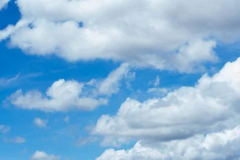Blur clouds on the sky with sun light Stock Photos