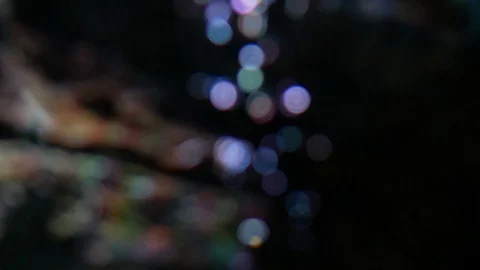 Blur color air bubble from oxygen machine. Abstract blur bokeh background. 動画素材 99431935