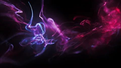 Blur Colorful Particles Background Loop Stock Footage 203445326
