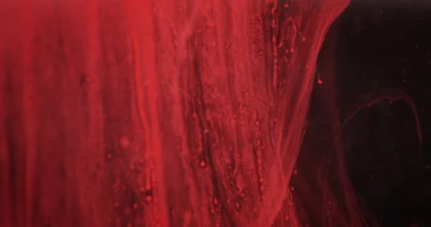 Blur falling flow water paint dripping liquid drop Video stock 312102207