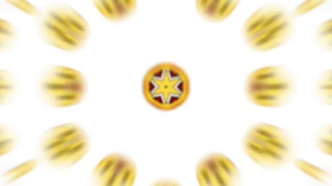 Blur fast flickering blur concept with cartoon face base Stock Footage 264803831