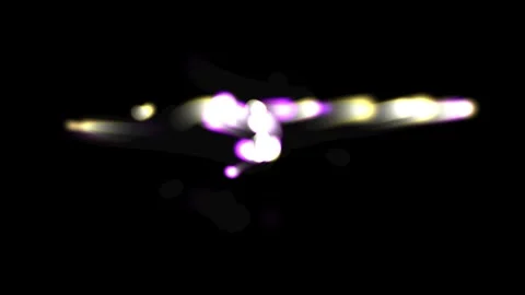 Blur Flying with Flower Motion Graphic Overlay Video stock 336898741