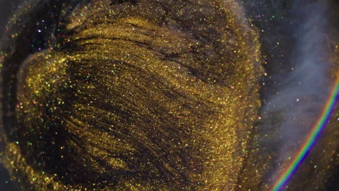 Blur glitter splash liquid spill paint rainbow Vídeos de archivo 341540189
