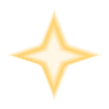 Blur gradient blink shape. Y2k retro twinkle geometric forms. Colorful icon Ilustración de archivo