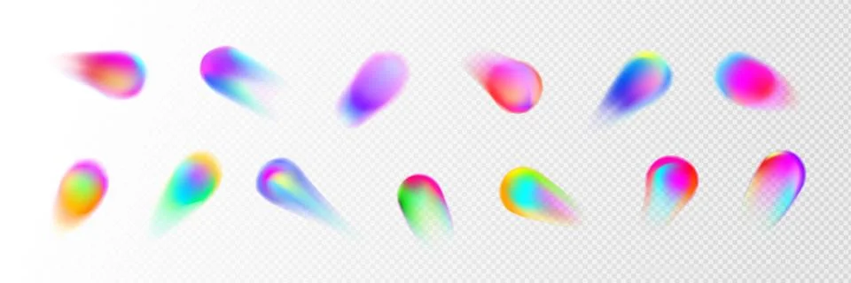 Blur gradient circle shape with gradation of color Illustrazione stock