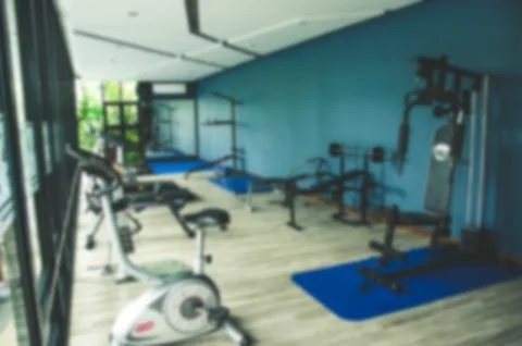 Blur the gym Foto stock