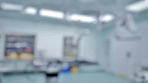 Blur image of inside operation theatre Stock Photos