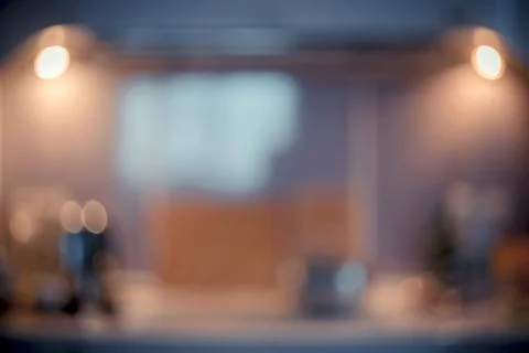 Blur image of modern Kitchen Room interior. Kitchen Room. Stock Photos