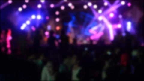 Blur light and shadow move in rhythm In the club party,blur Nightlife and entert Stock Footage 125727461
