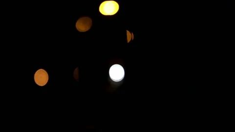 Blur light view zooming out on the right mirror a moving car Stock Footage 131358275