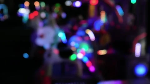 Blur lights background at night. Stock Footage 306761521