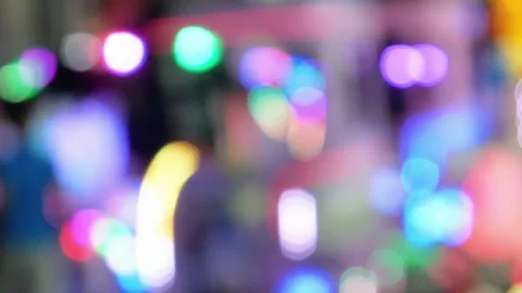 Blur lights background at night. Stock Footage 306761553