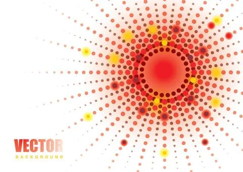 Blur lights background red red circular space explode background pattern w... Stock Photos