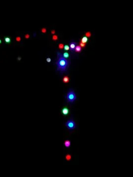Blur Lights In The Night Foto stock