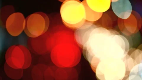 Blur motion colorful light of traffic on road at night time Stock Footage 133066405