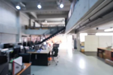 Blur of  office room background Stock Photos
