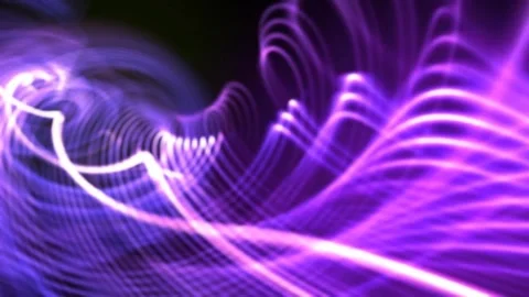 Blur Purple Waves Waving Loop Motion Background Stock Footage 276917171