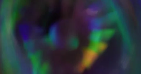 Blur rainbow round color effect neon flare beam Stock Footage 339776375