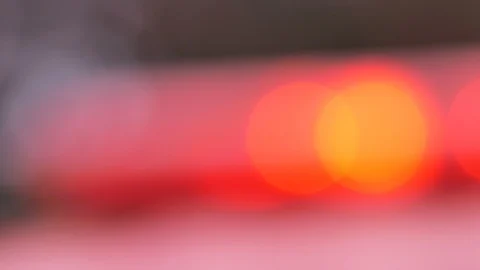 Blur Red Emergency light Stock Footage 94466225