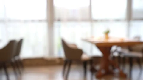 Blur in the restaurant, inside coffee shop Stock Footage 309618042
