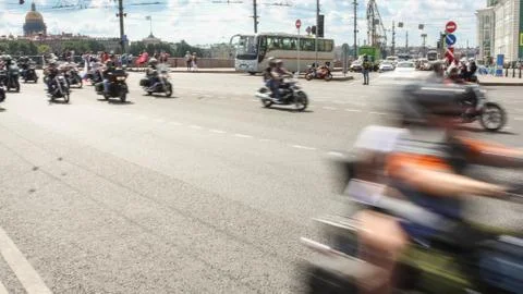 Blur riders in motion. 库存照片