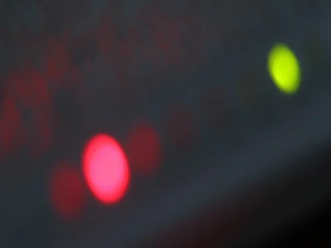 Blur scene, modem router internet connection lost from server Stock Footage 81258950